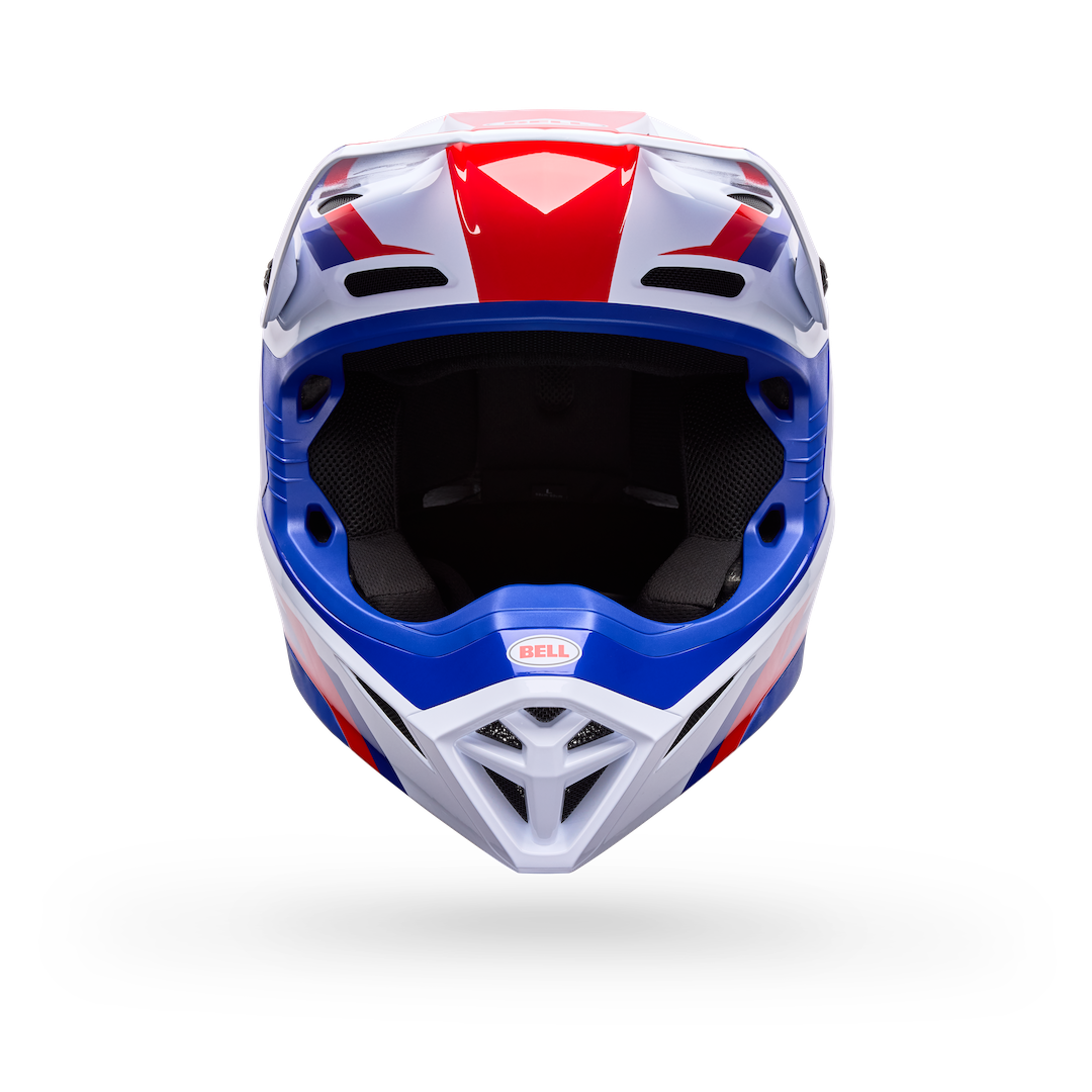 Bell MX-10 MIPS Dyno ECE 22.06 MX Helmet Red/White