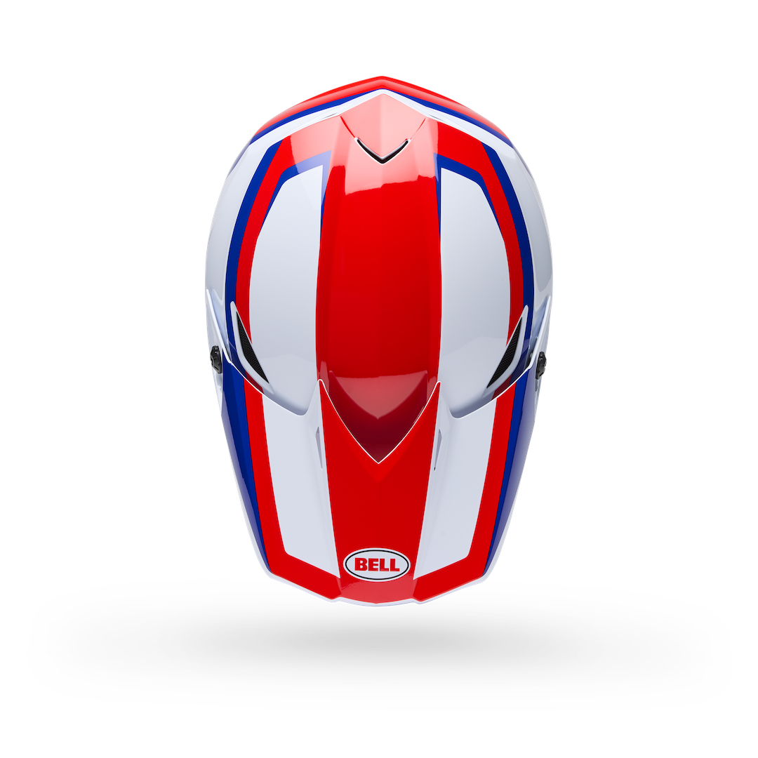 Bell MX-10 MIPS Dyno ECE 22.06 MX Helmet Red/White