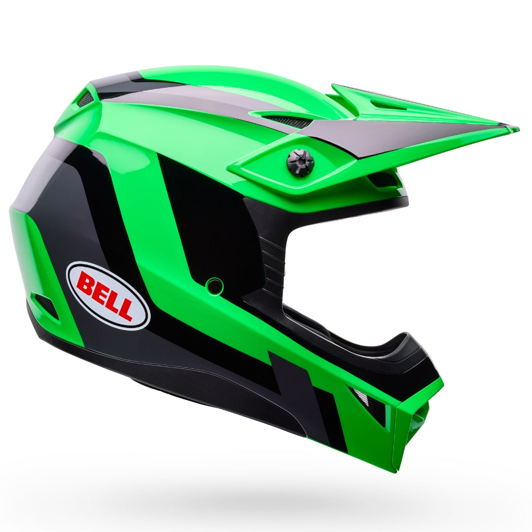 Bell Youth MX-10 MIPS Dyno ECE 22.06 MX Helmet Green/Grey