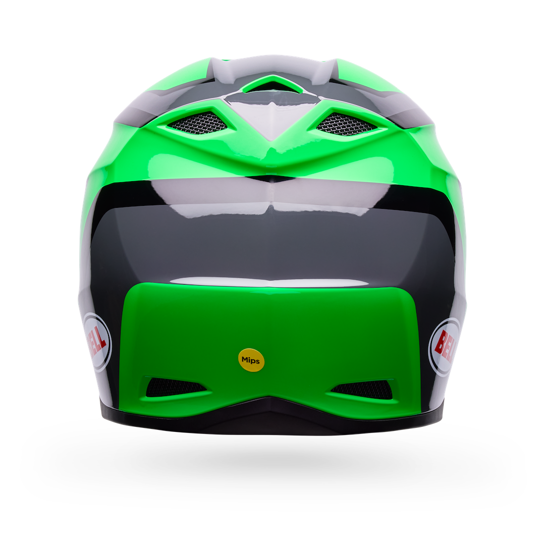 Bell MX-10 MIPS Dyno ECE 22.06 MX Helmet Green/Grey
