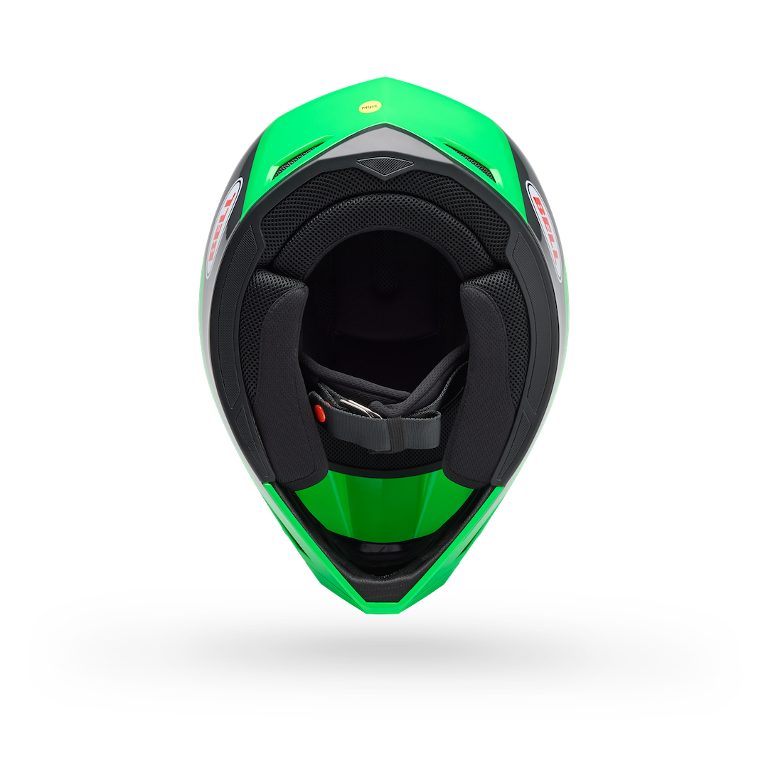 Bell MX-10 MIPS Dyno ECE 22.06 MX Helmet Green/Grey
