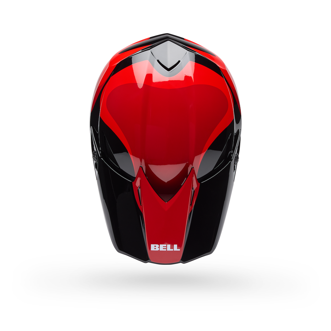 Bell MX-10 MIPS Wave ECE 22.06 MX Helmet Red/Black