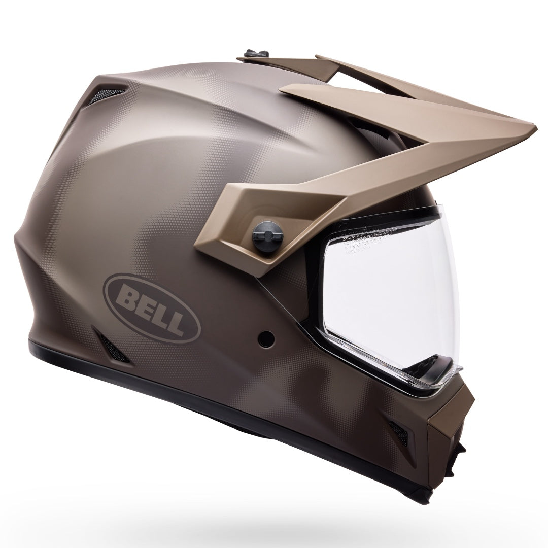 Bell MX-9 Adventure MIPS Compass ECE 22.06 Helmet Brown - Clear Visor
