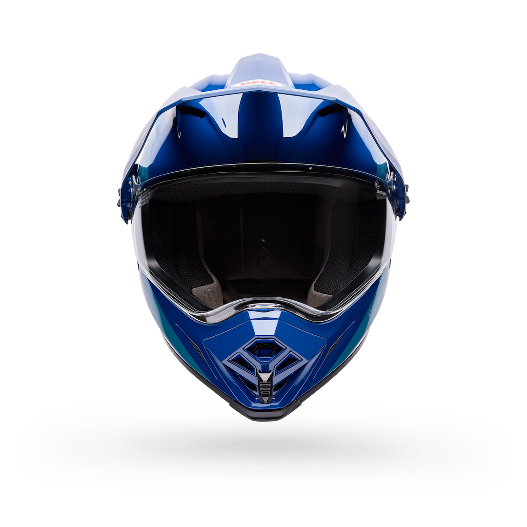 Bell MX-9 Adventure MIPS Motion ECE 22.06 Helmet Blue - Clear Visor