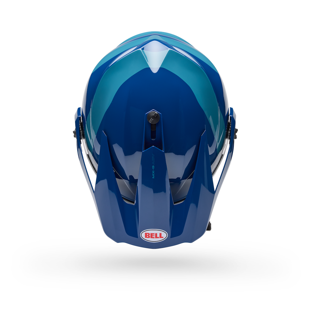 Bell MX-9 Adventure MIPS Motion ECE 22.06 Helmet Blue - Clear Visor