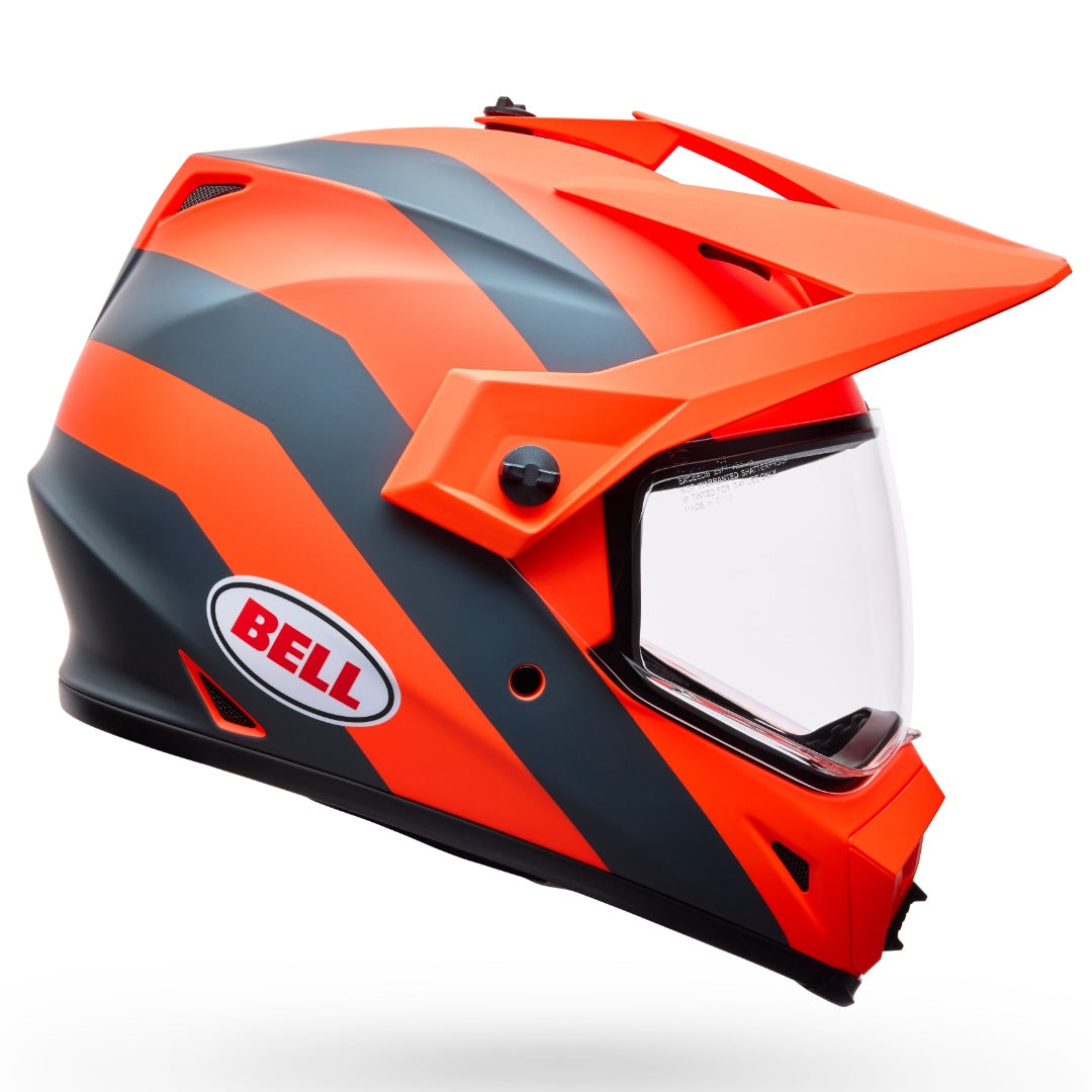 Bell MX-9 Adventure MIPS Motion ECE 22.06 Helmet Orange - Clear Visor