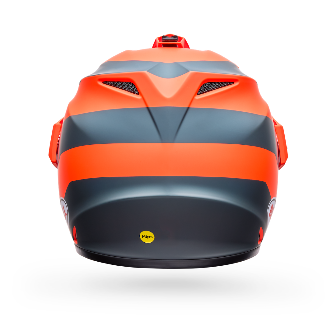 Bell MX-9 Adventure MIPS Motion ECE 22.06 Helmet Orange - Clear Visor