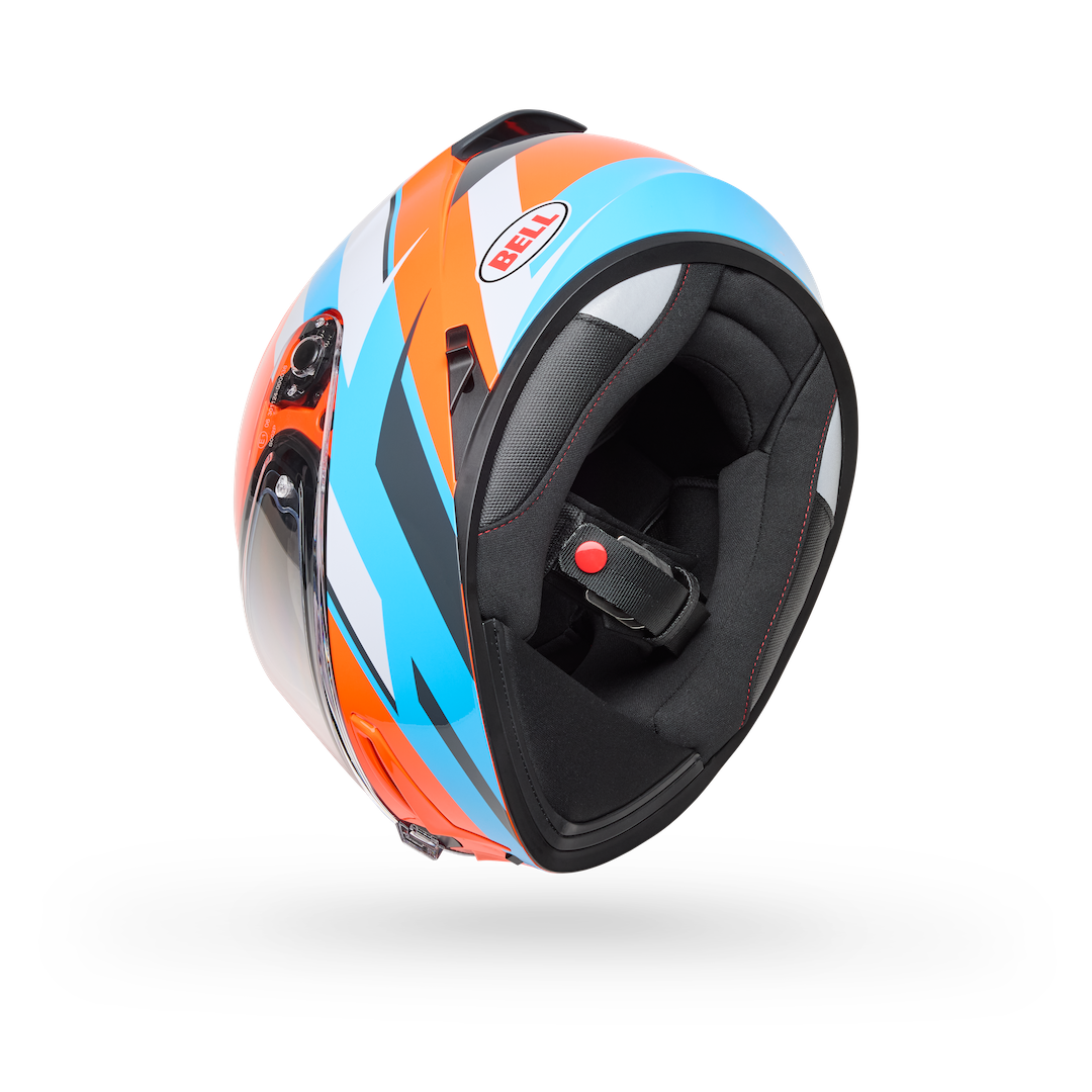 Bell Lithium Nova ECE 22.06 Helmet Orange/Blue