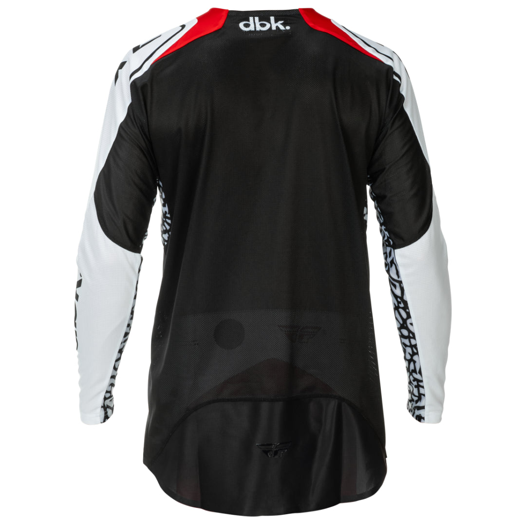 Fly Evo 2026 DST DBK MX Jersey Black/White/Red