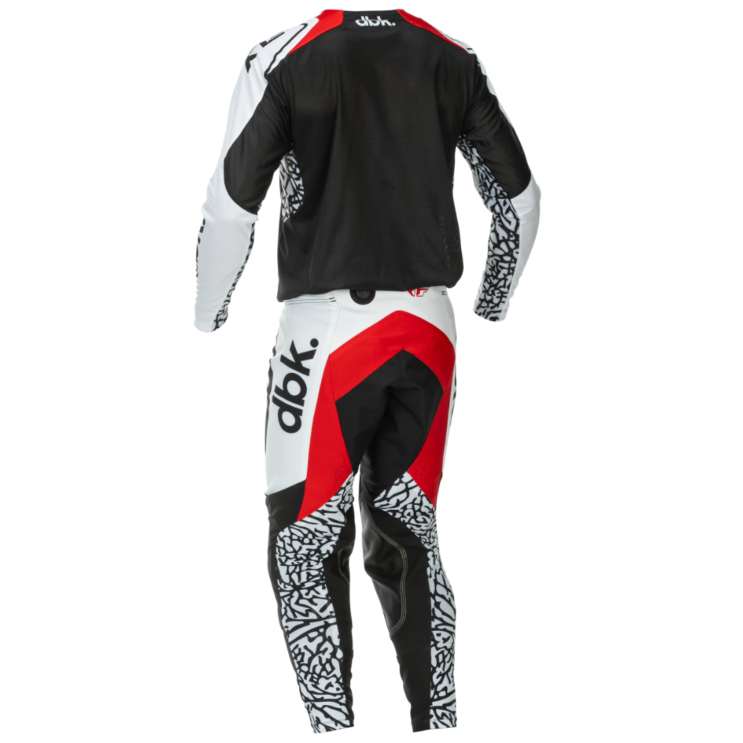 Fly Evo DST 2026 MX Kit Combo DBK Black/White/Red