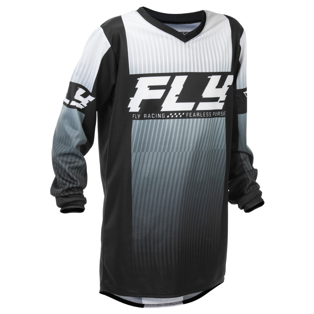 Fly F-16 2026 Youth MX Jersey Black/White