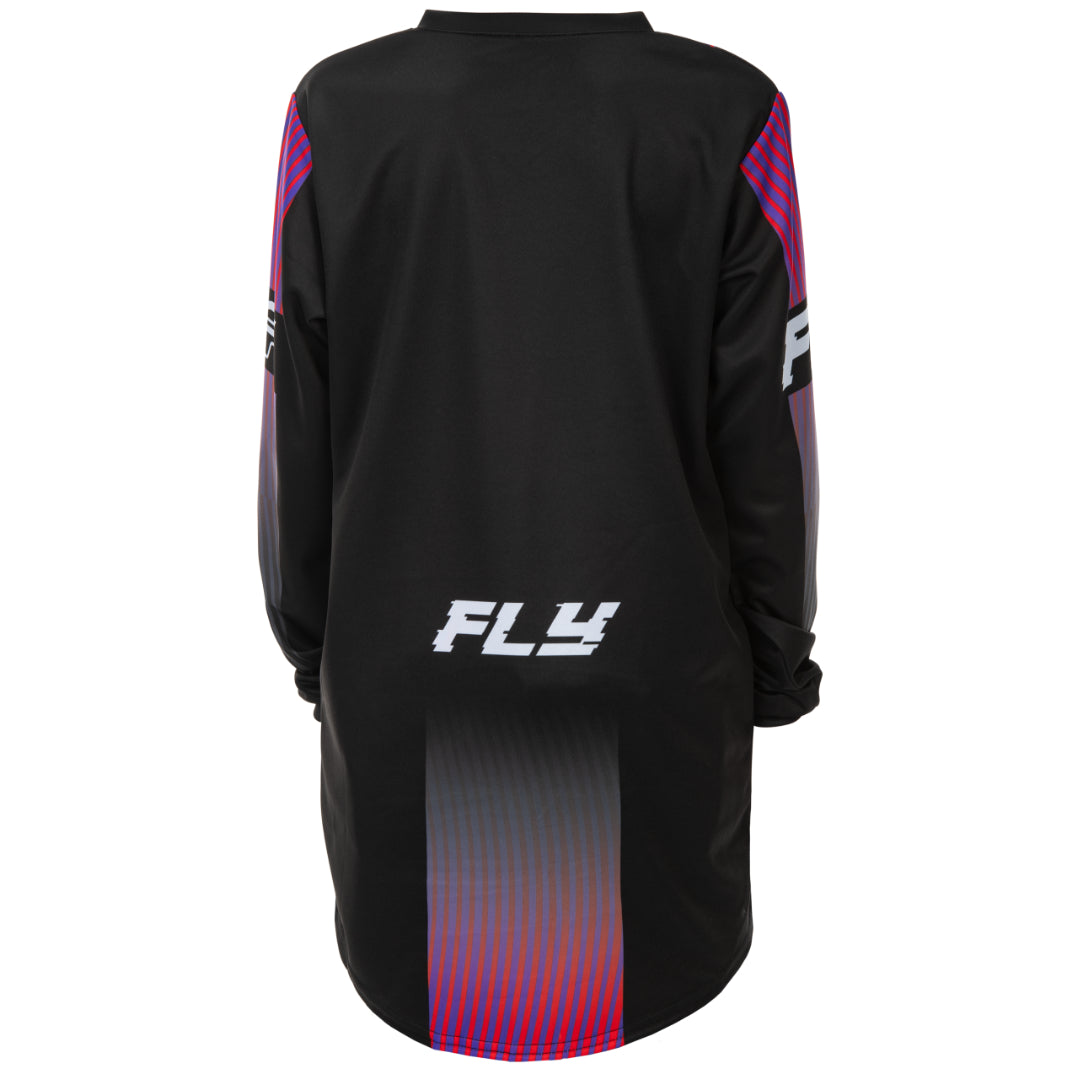 Fly F-16 2026 Youth MX Jersey Black/Red/Purple