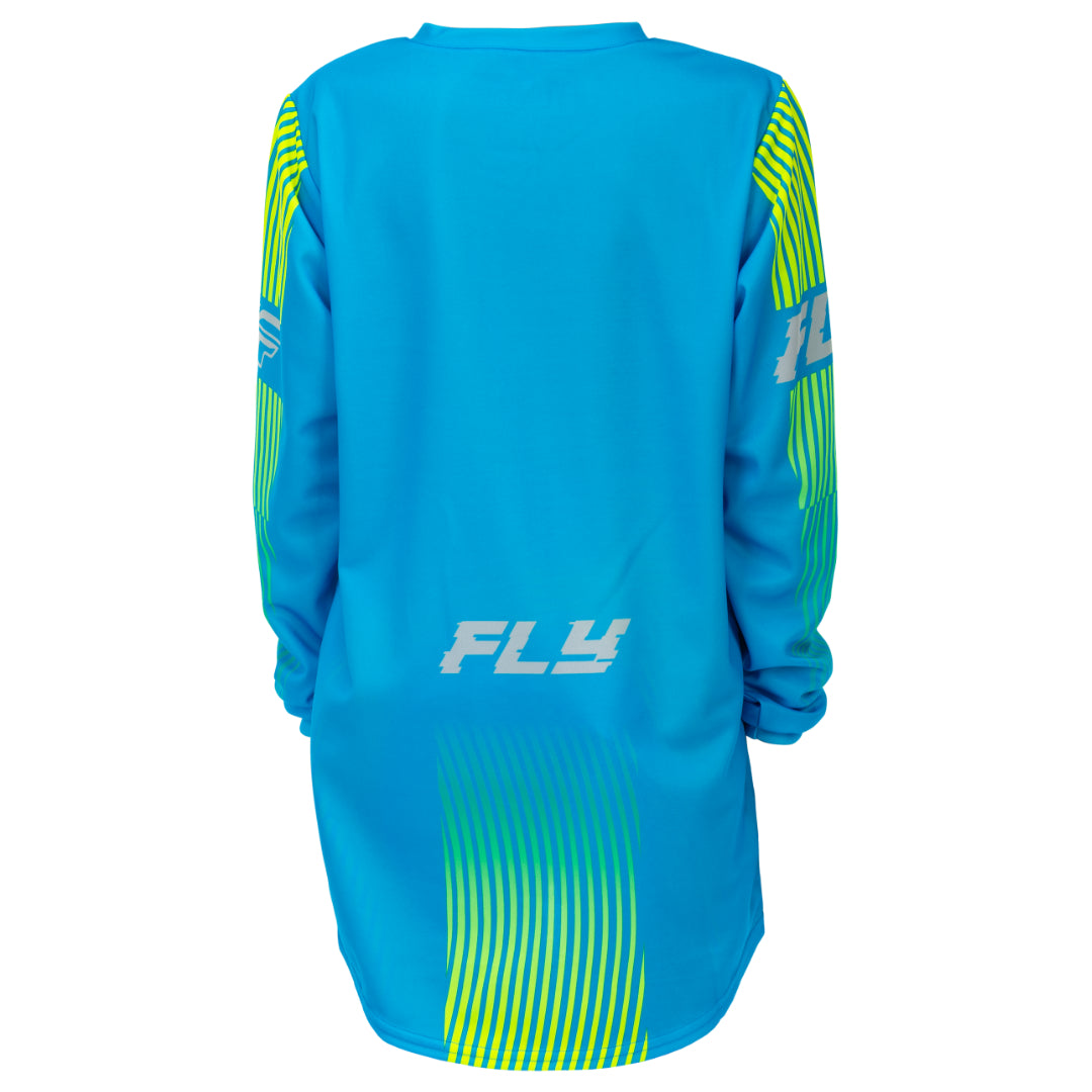 Fly F-16 2026 Youth MX Jersey Blue/Hi-Viz