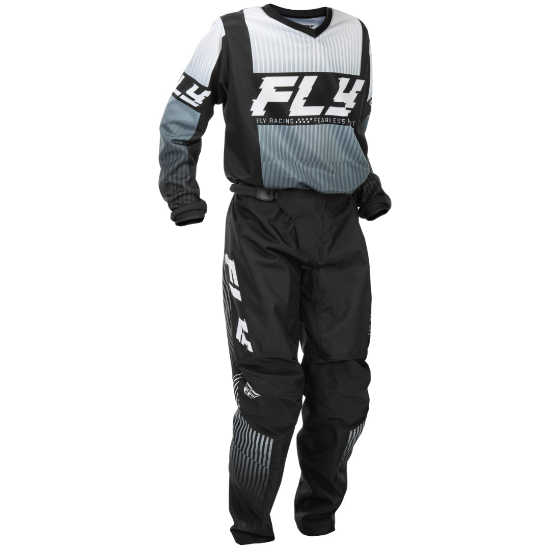 Fly YOUTH F-16 2026 MX Kit Combo Black/White