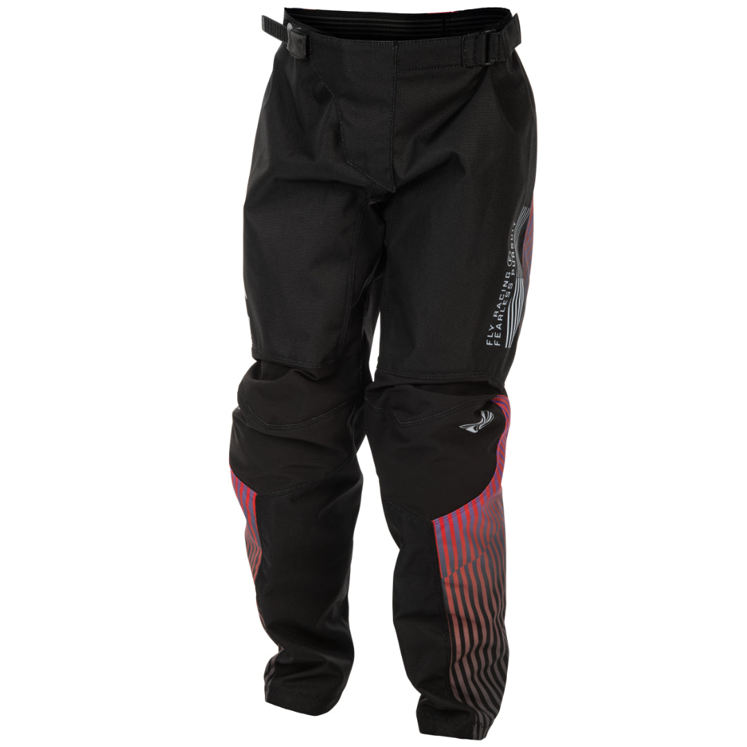 Fly F-16 2026 Youth MX Pant Black/Red/Purple