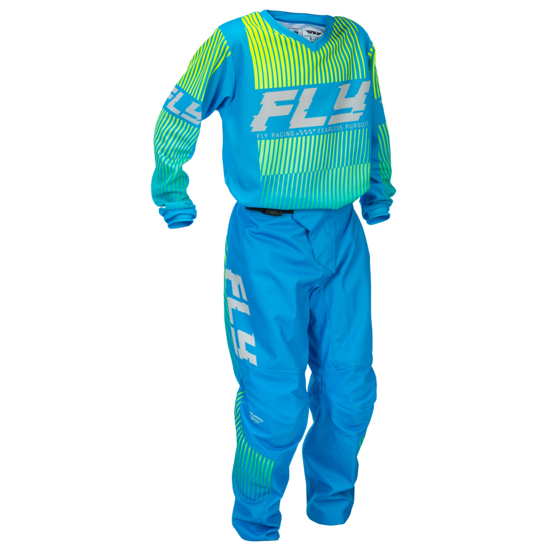 Fly YOUTH F-16 2026 MX Kit Combo Blue/Hi-Vis