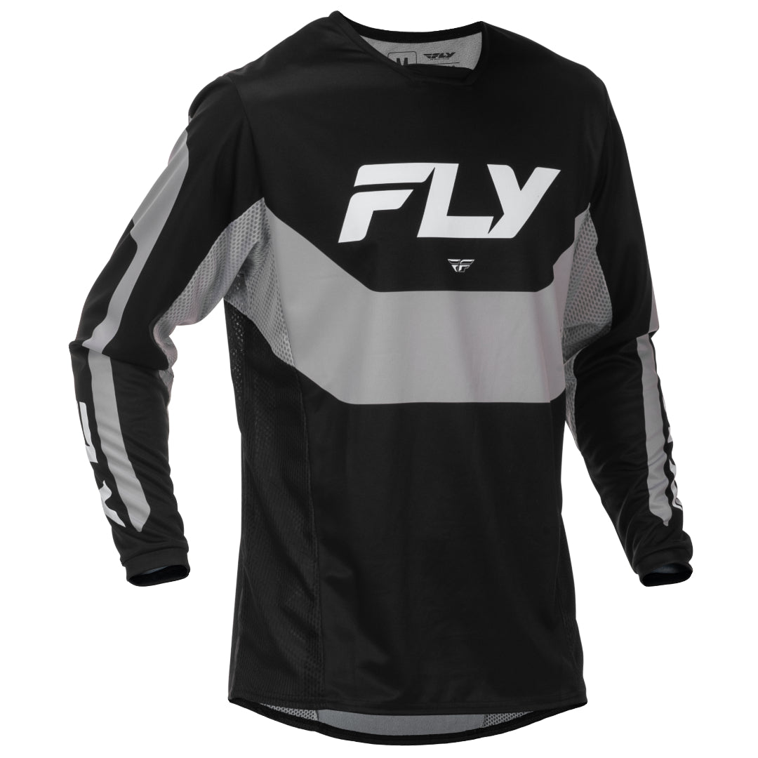 Fly Kinetic 2026 MX Jersey Black/Grey