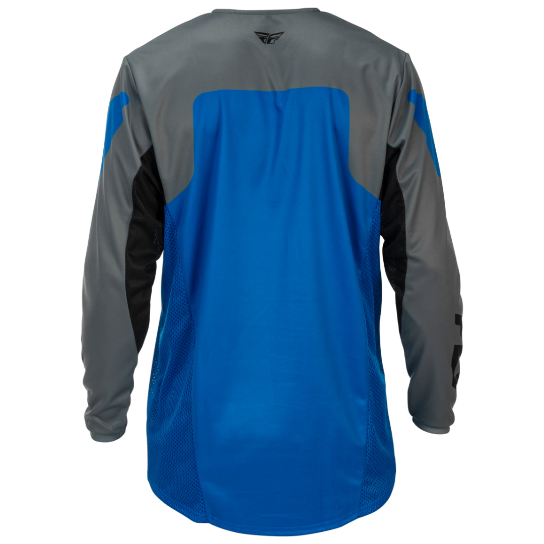 Fly Kinetic 2026 MX Jersey Blue/Grey/Black
