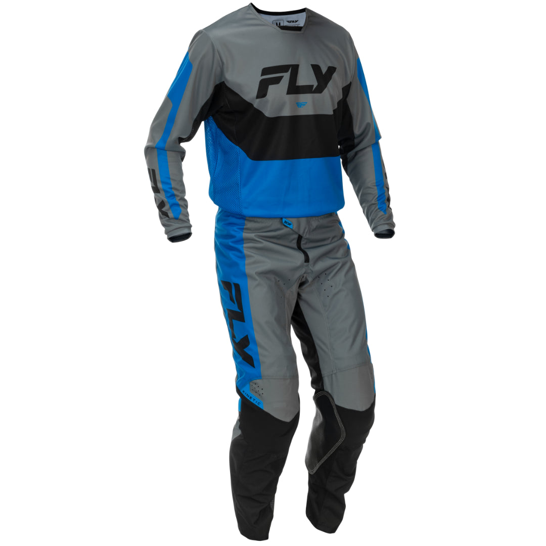 Fly Kinetic 2026 MX Kit Combo Blue/Grey/Black