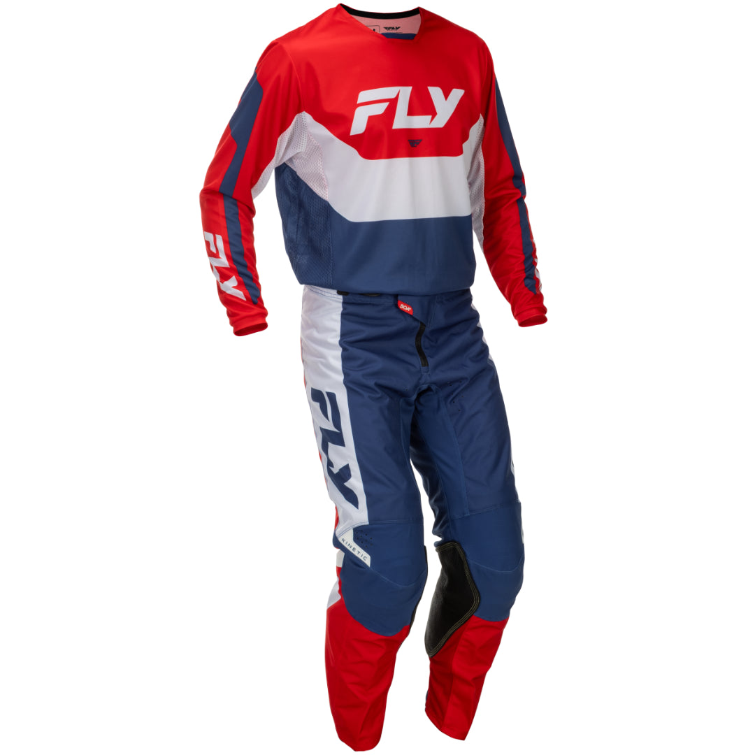 Fly Kinetic 2026 MX Kit Combo Red/White/Blue