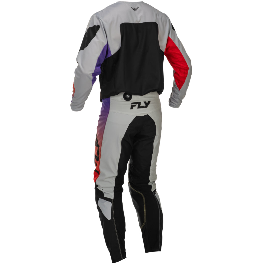 Fly Kinetic 2026 MX Kit Combo Grey/Red/Purple/Black