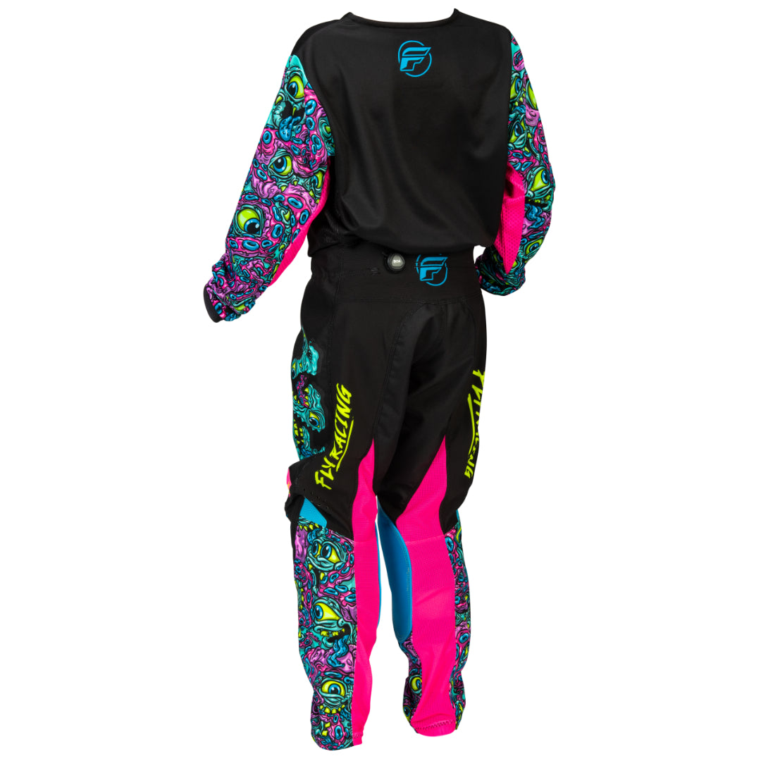 Fly YOUTH Kinetic 2026 MX Kit Combo Mutant Black/Multi