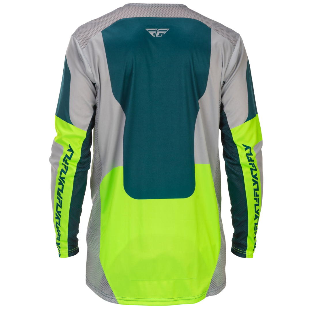 Fly Lite 2026 MX Jersey Grey/Lime/Teal