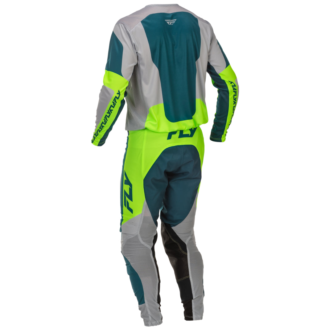 Fly Lite 2026 MX Kit Combo Grey/Lime/Teal