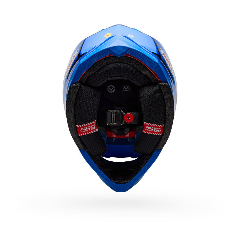 Bell Moto-10 Spherical ET3 Cortez SE ECE 22.06 MX Helmet Blue