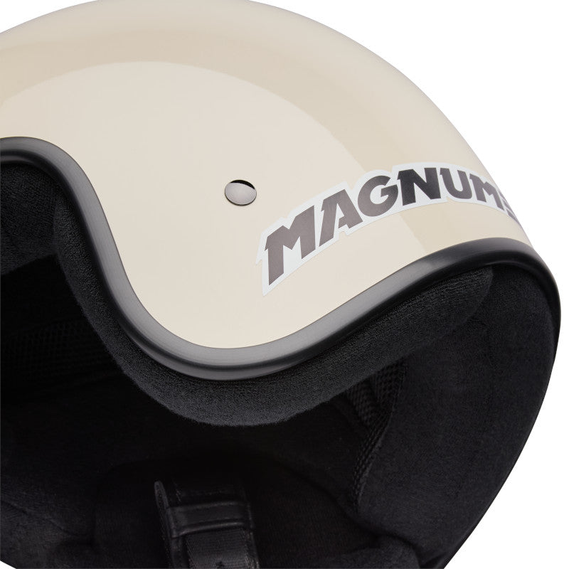 Bell Magnum Solid ECE 22.06 Helmet Vintage White