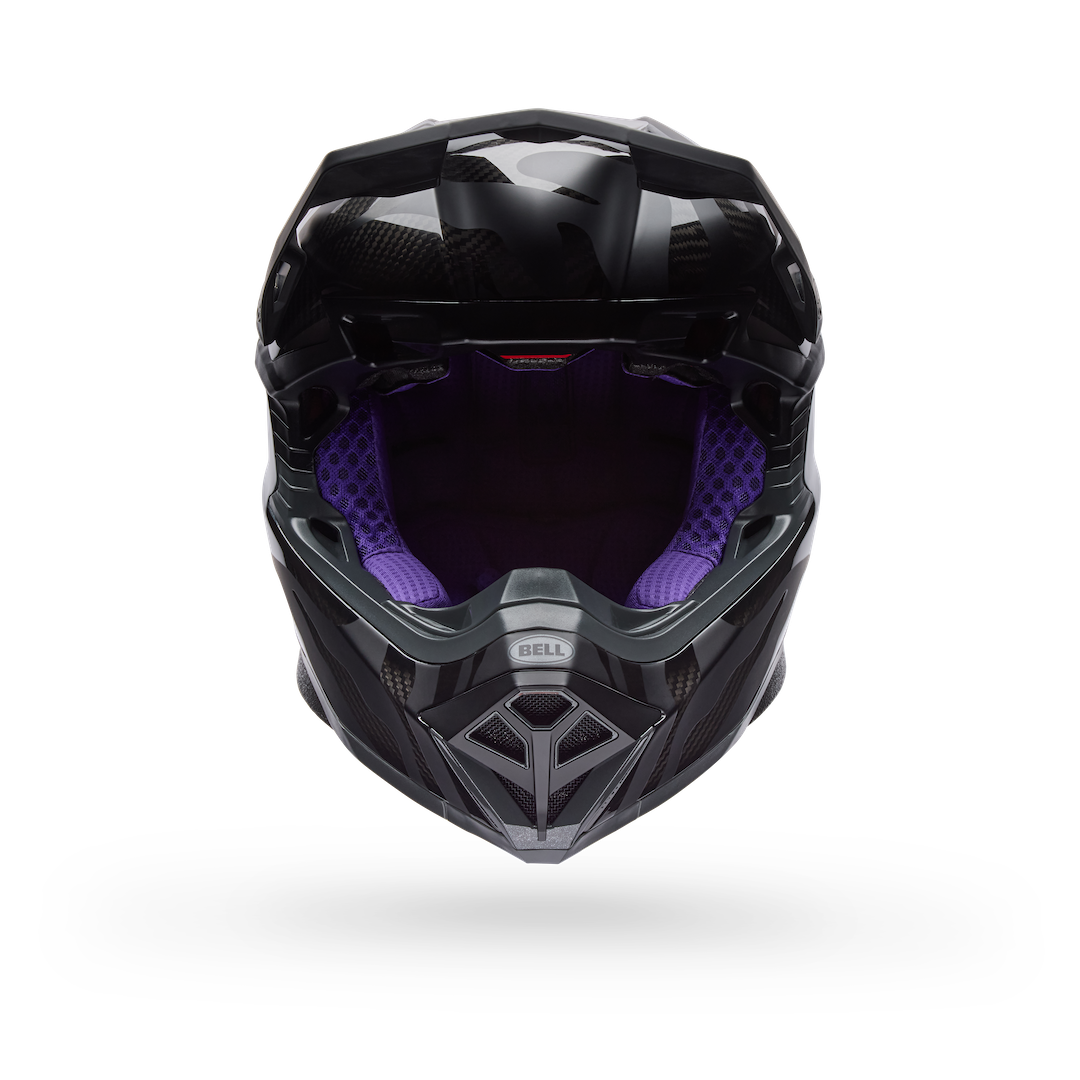 Bell Moto-10 Spherical Slayco Amber SE ECE 22.06 MX Helmet Black