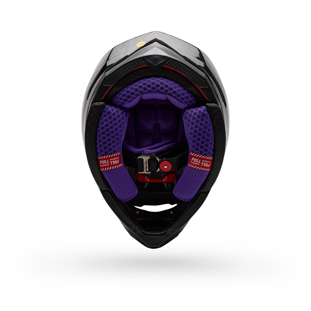 Bell Moto-10 Spherical Slayco Amber SE ECE 22.06 MX Helmet Black