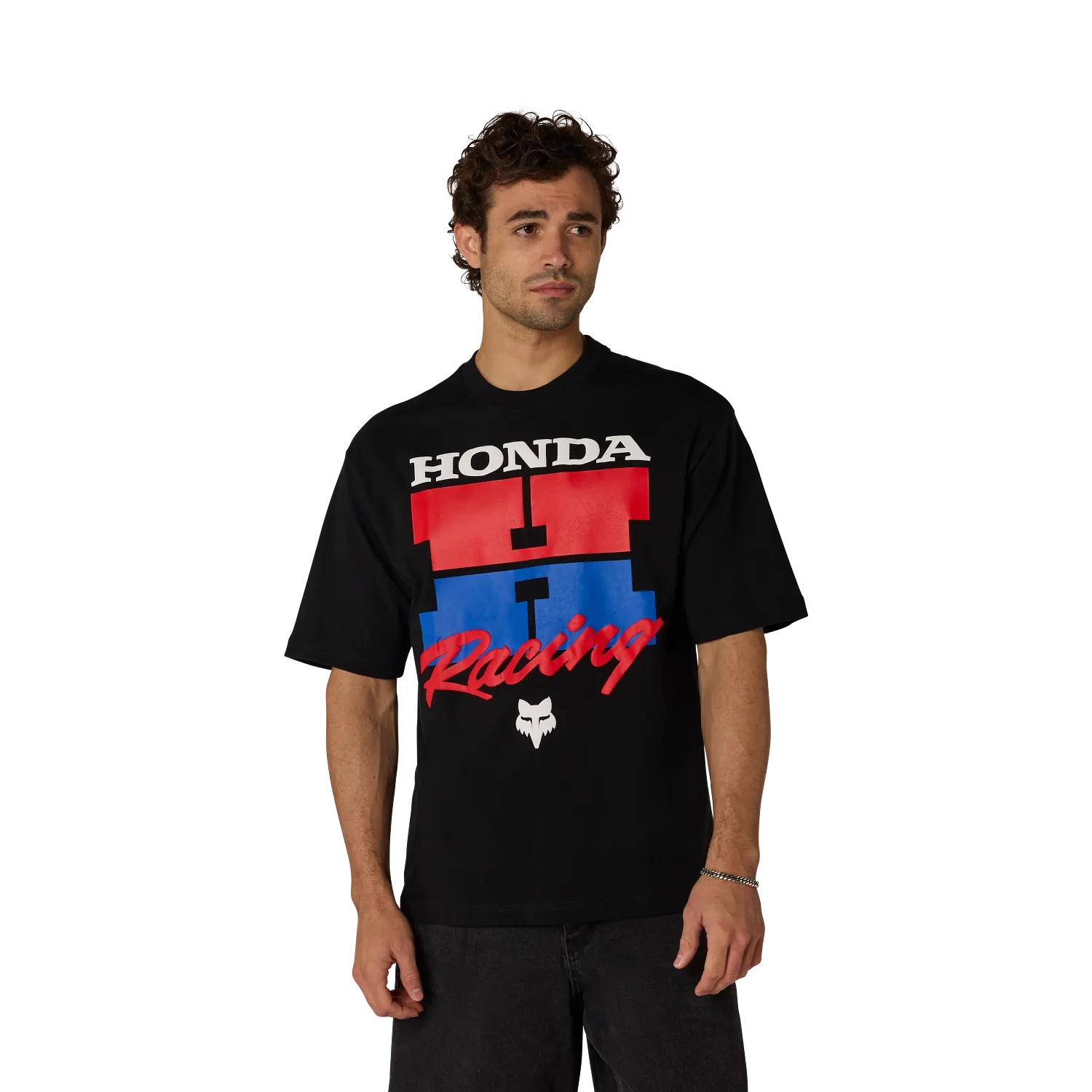 Fox Honda Midweight Short Sleeve Tee Black