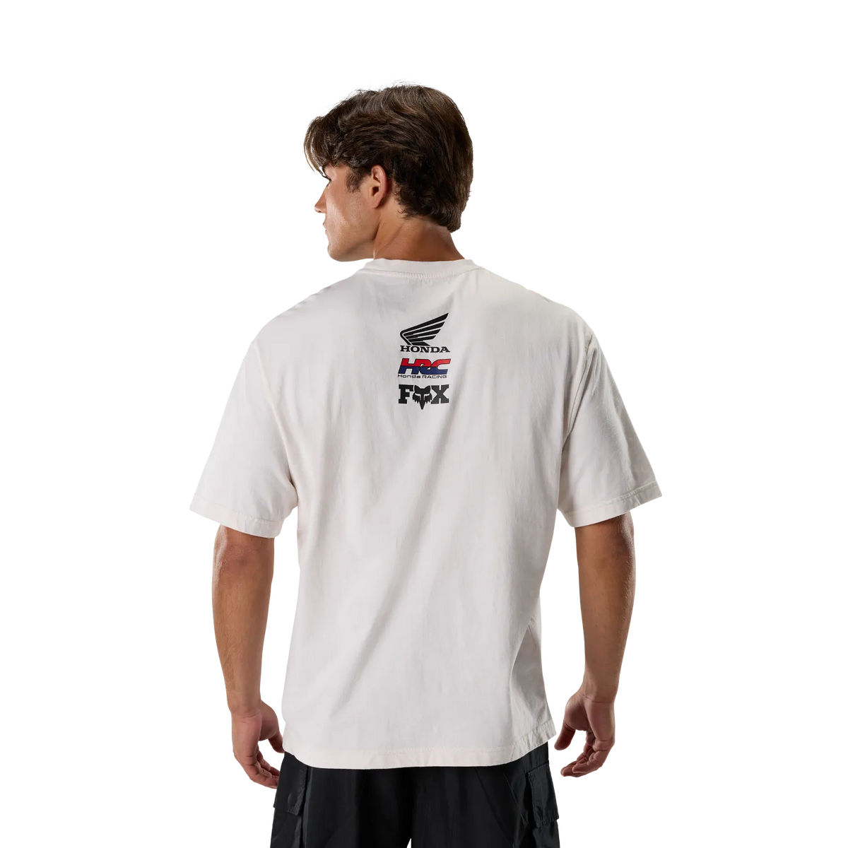 Fox Honda Midweight Short Sleeve Tee Off White