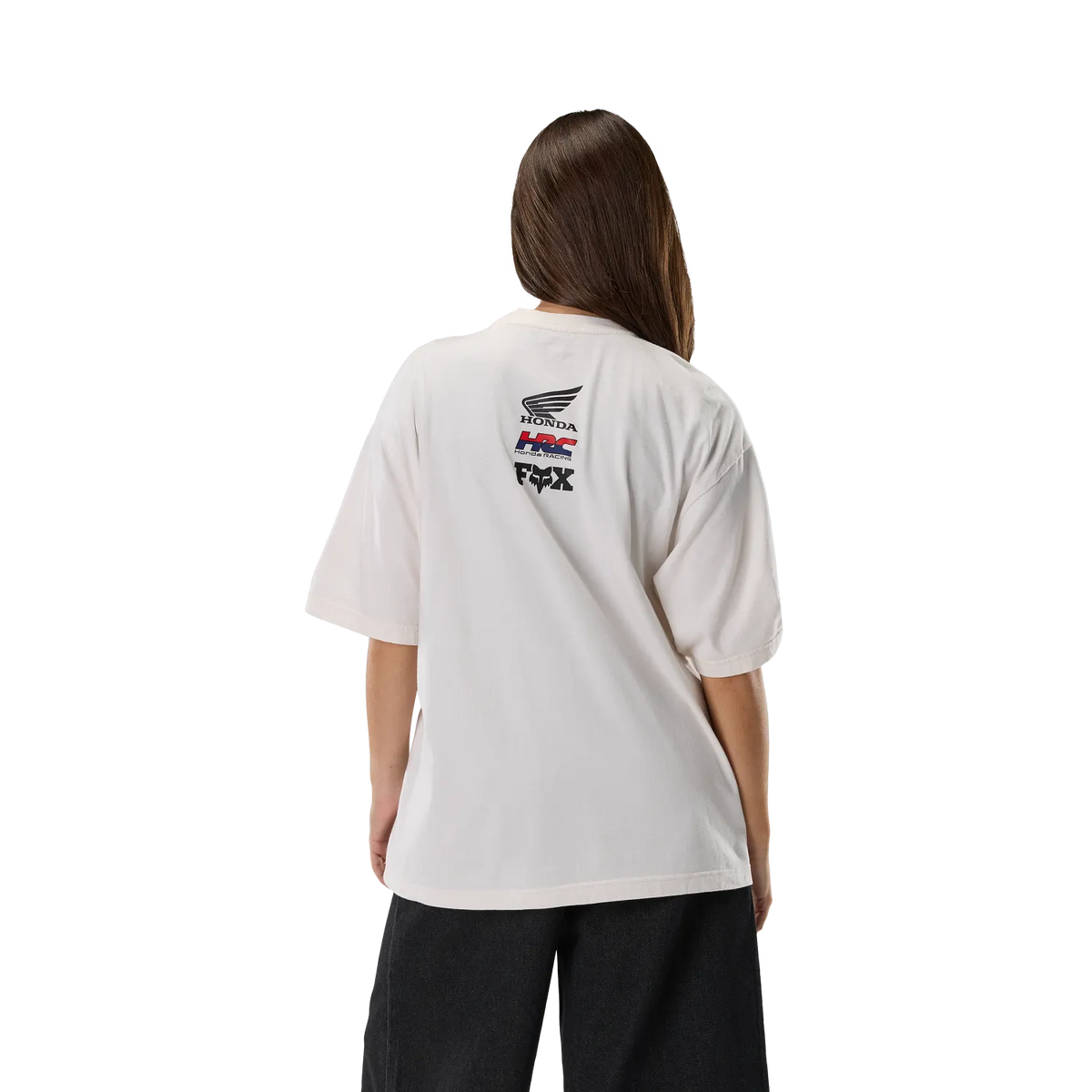 Fox Honda Midweight Short Sleeve Tee Off White