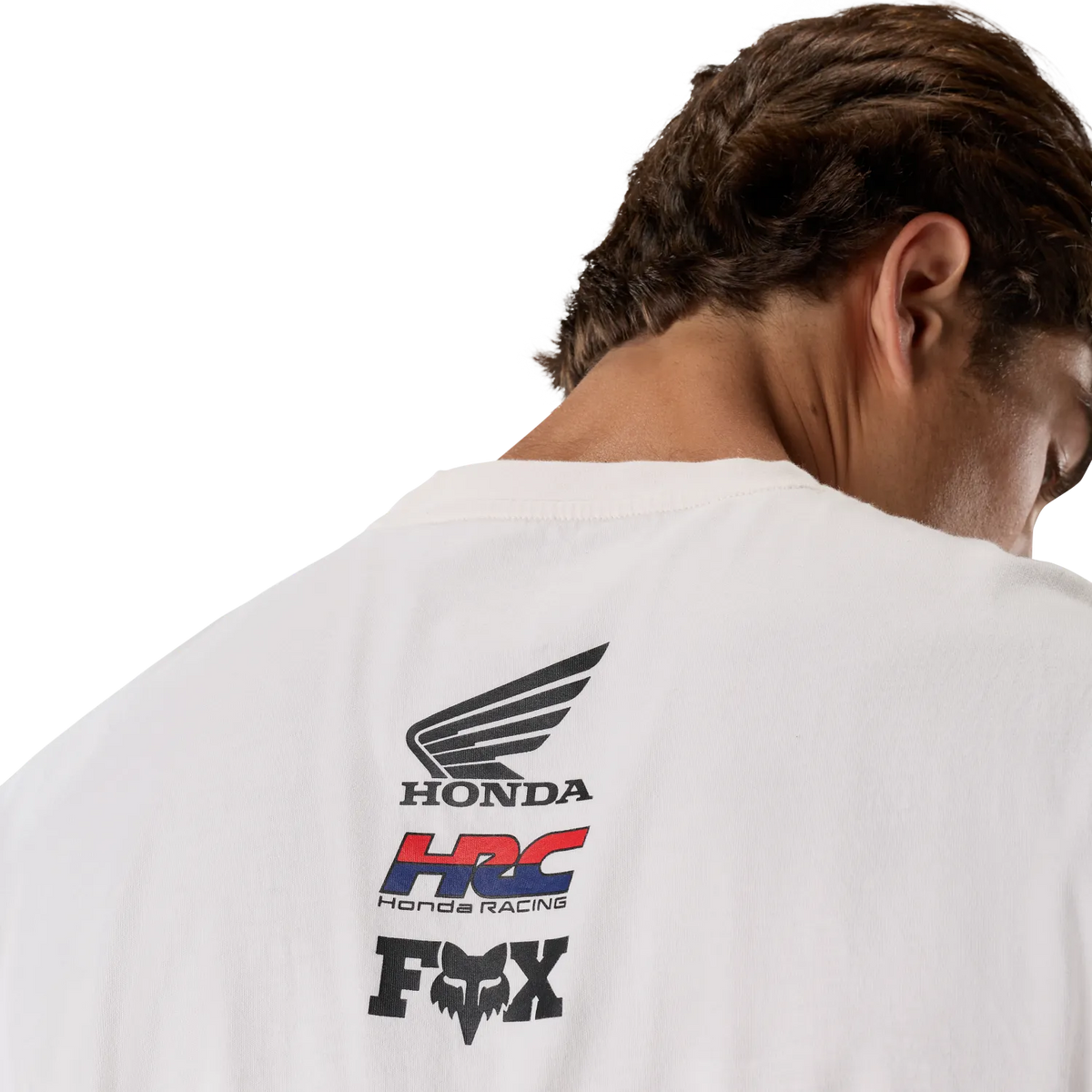 Fox Honda Midweight Short Sleeve Tee Off White