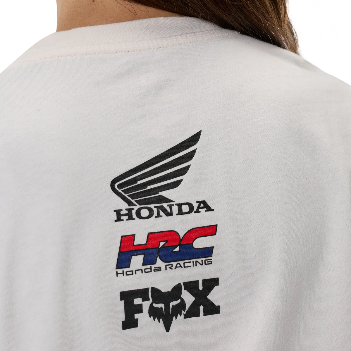 Fox Honda Midweight Short Sleeve Tee Off White