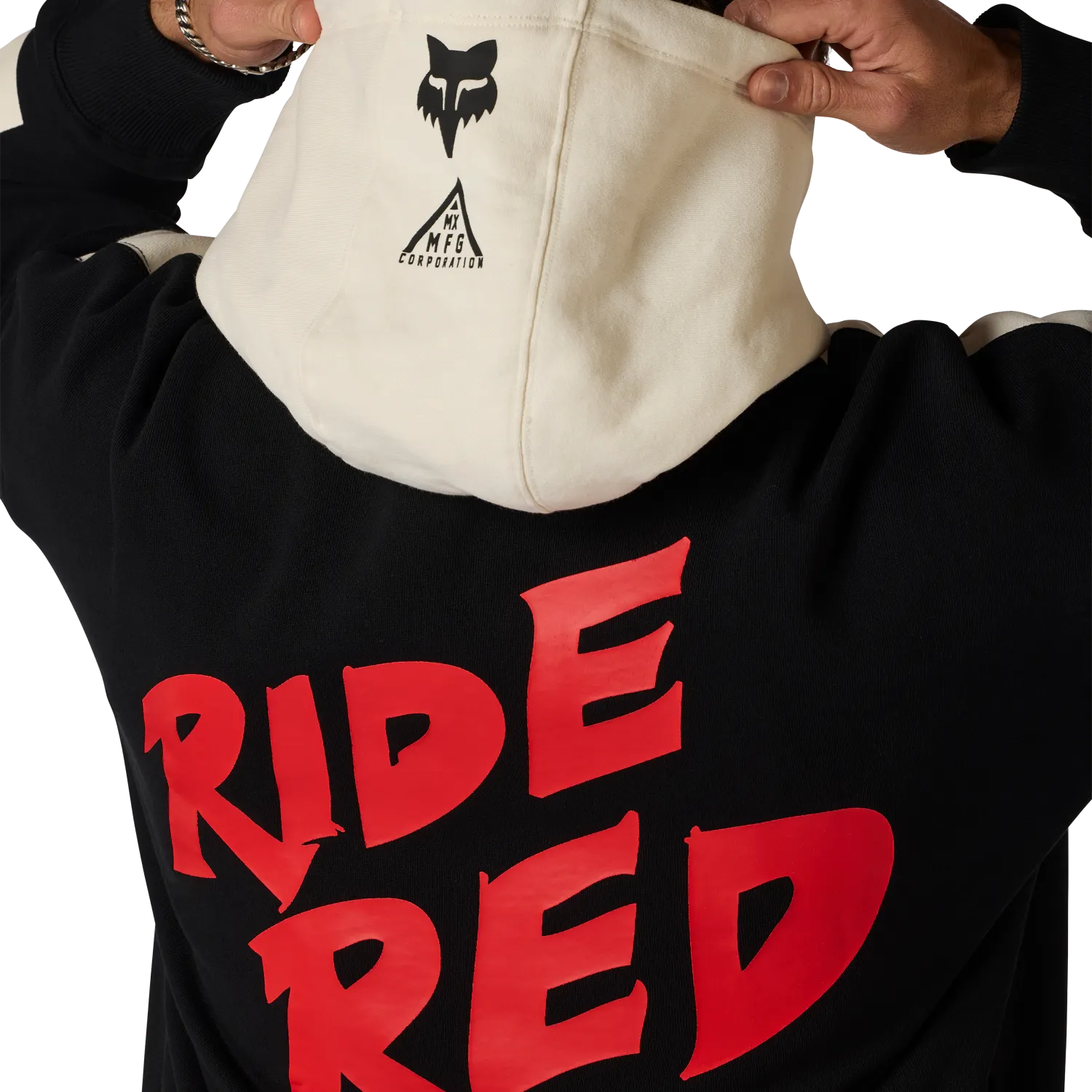 Fox Honda Blocked Pullover Hoodie Black