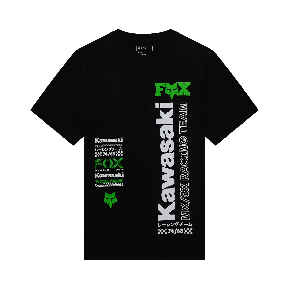 Fox Kawasaki 195 Original Short Sleeve Tee Black