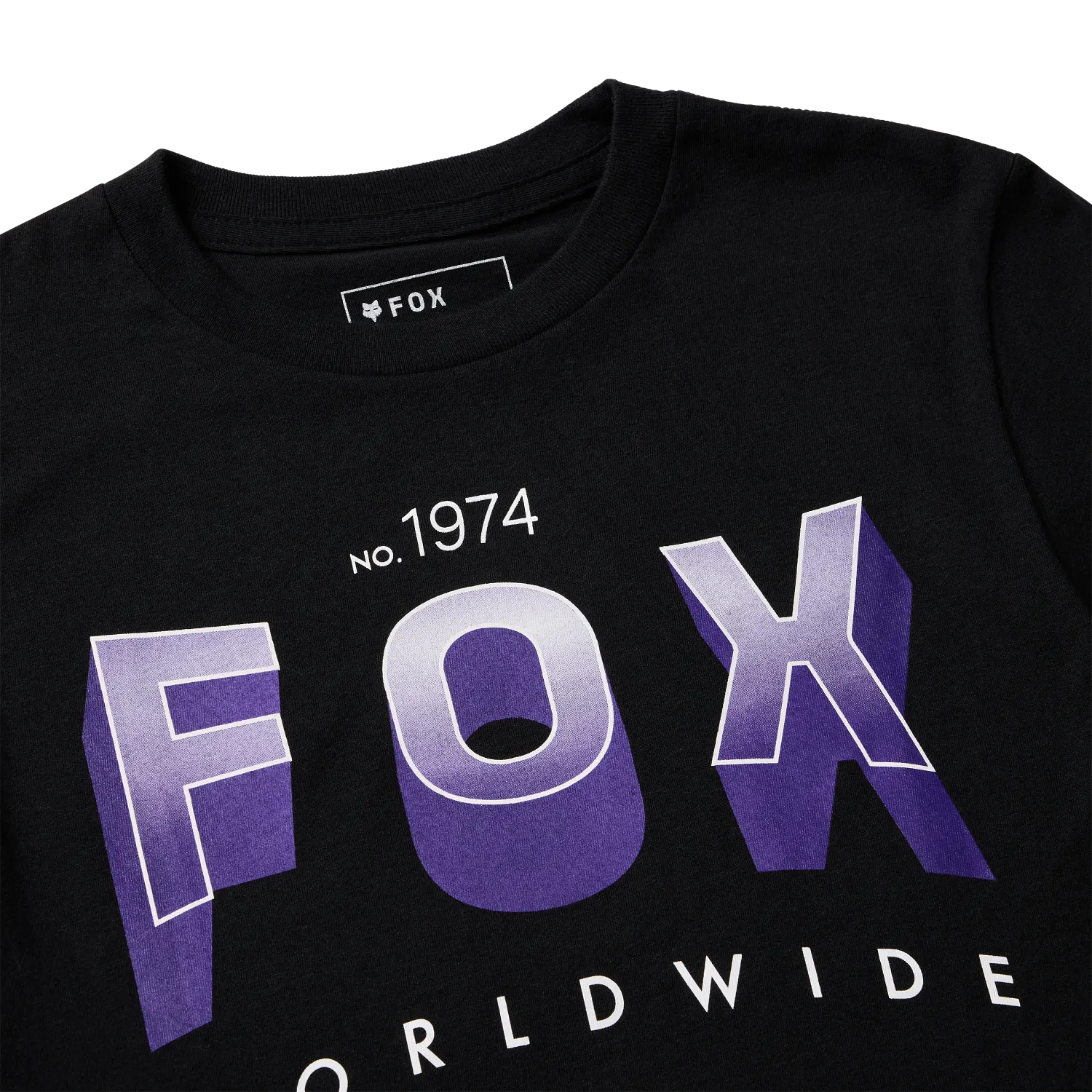 Fox Youth Block Short Sleeve Tee Ultra Black