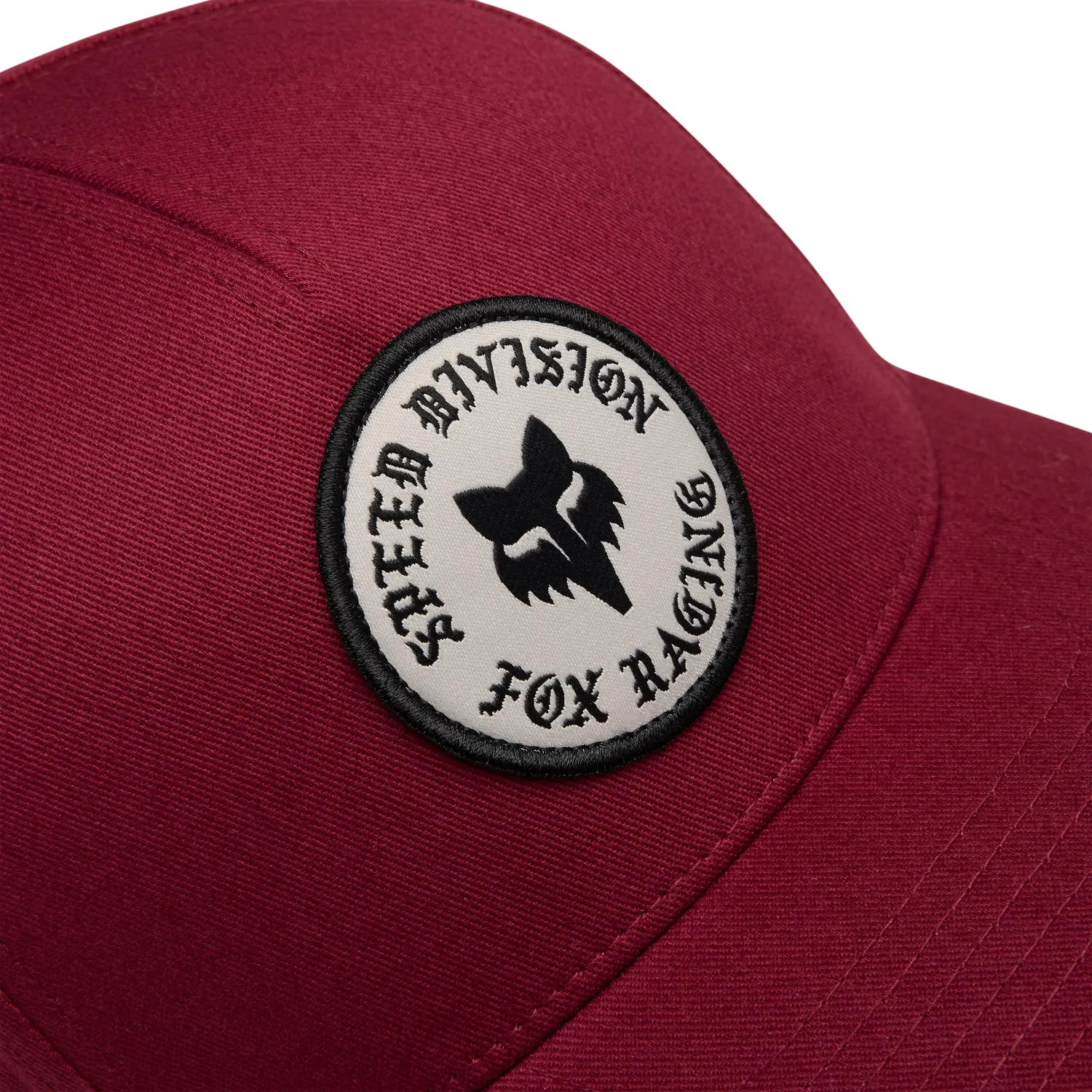 Fox Badge Flexfit Hat Cabernet