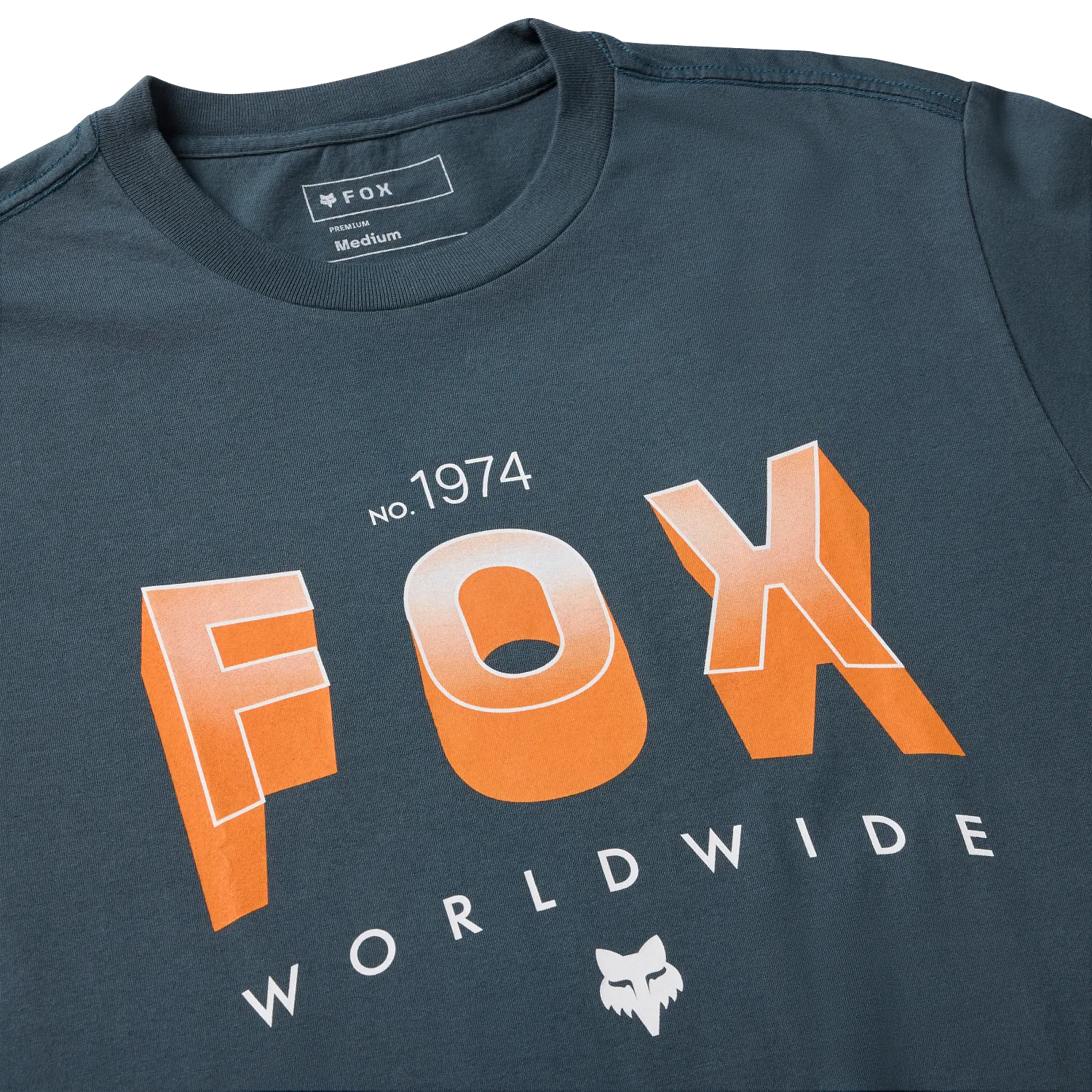 Fox Block 195 Orig Short Sleeve Tee Deep Cobalt