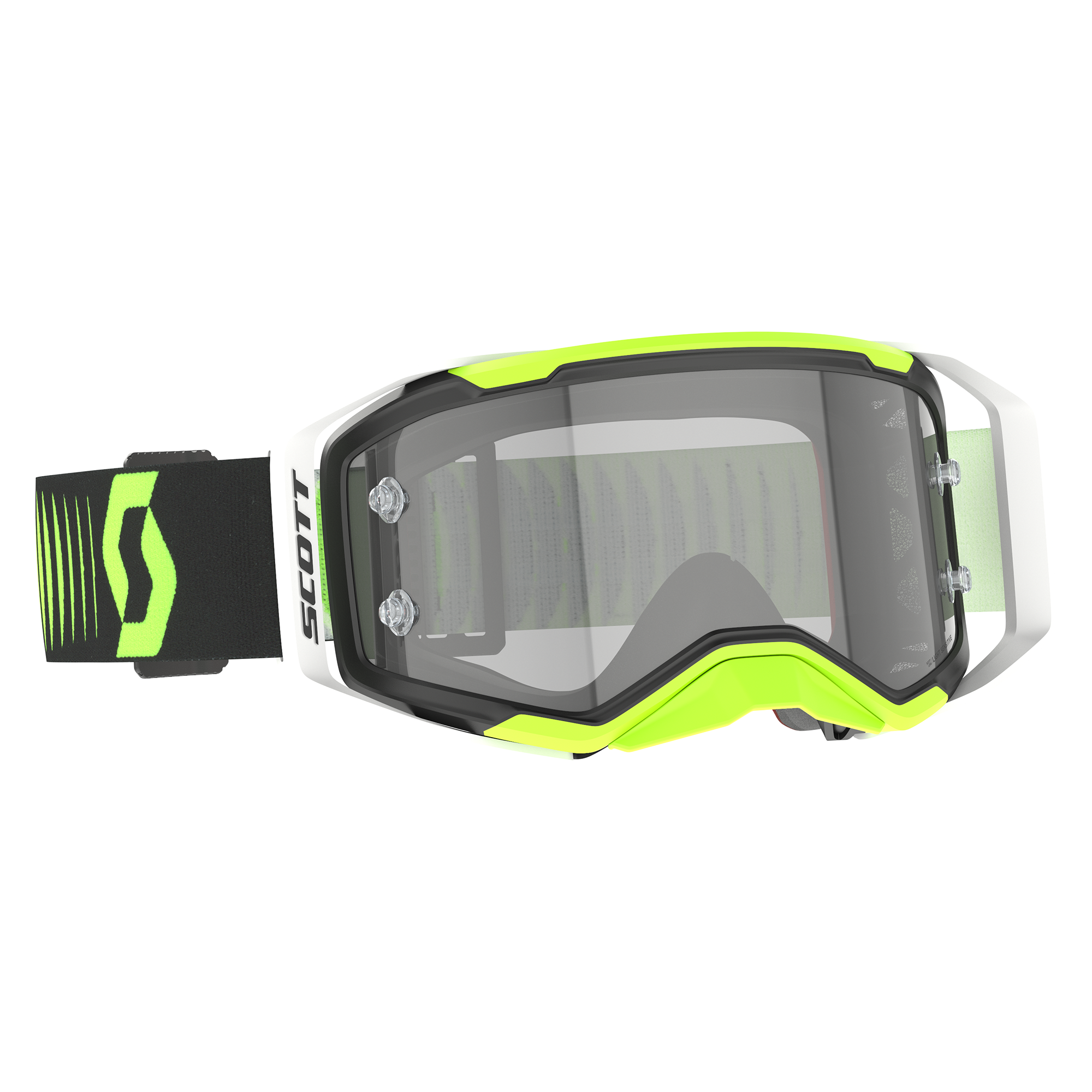 Scott Prospect 2.0 LS Goggle Doppler Black / Neon Yellow Light Sensitive Grey Works Lens
