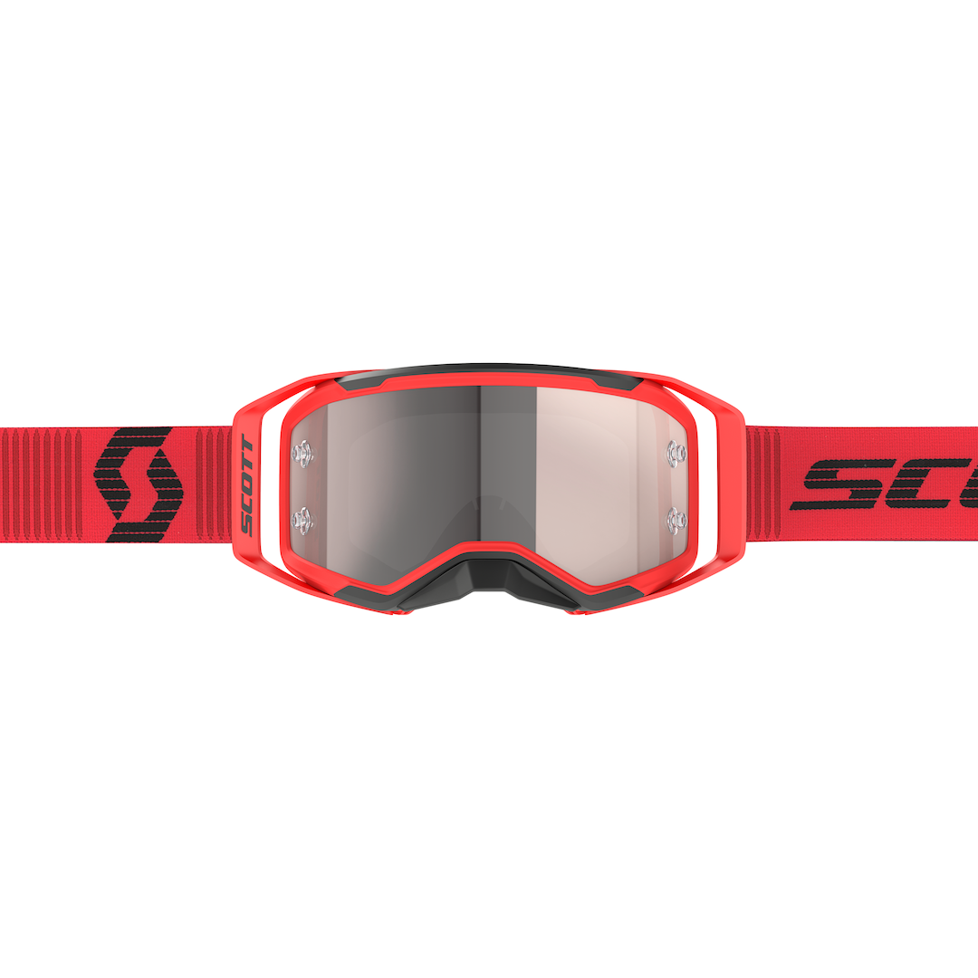 Scott Prospect 2.0 Goggle Red / Black Silver Chrome Works Lens