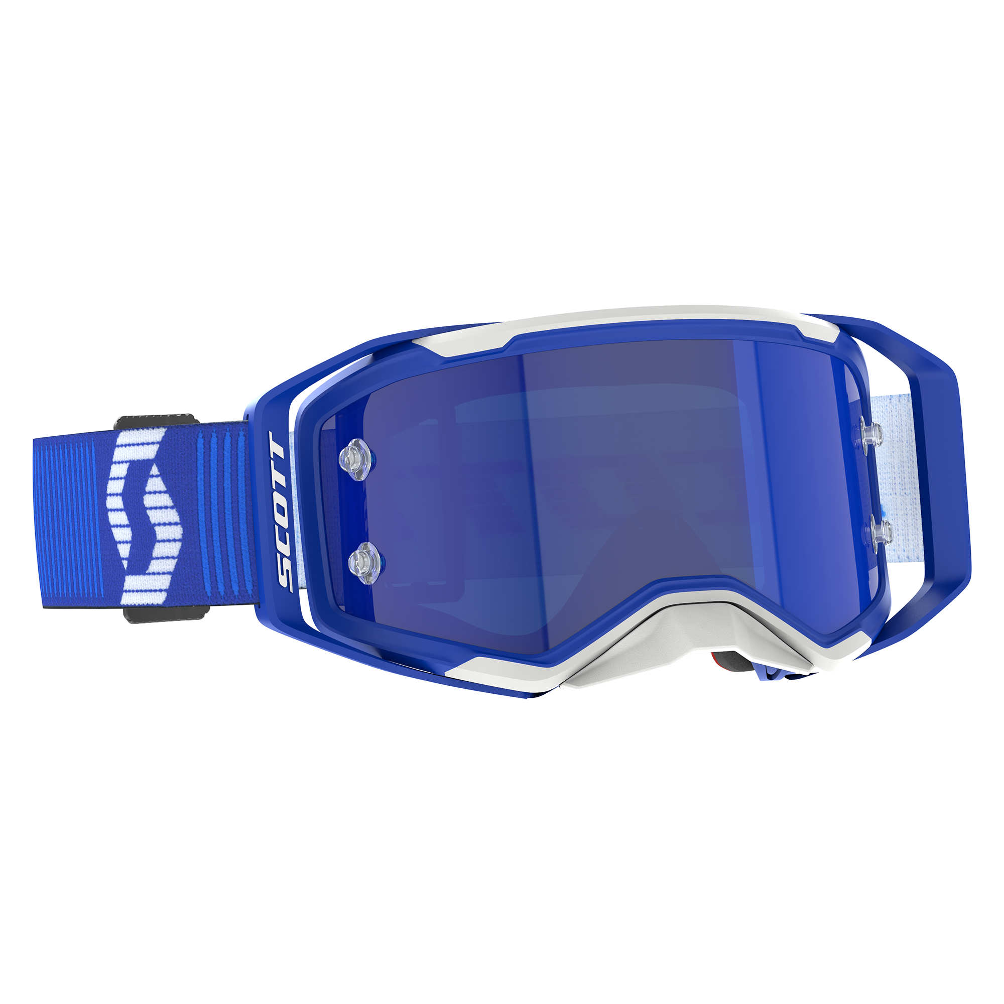 Scott Prospect 2.0 Goggle Blue / White Blue Chrome Works Lens
