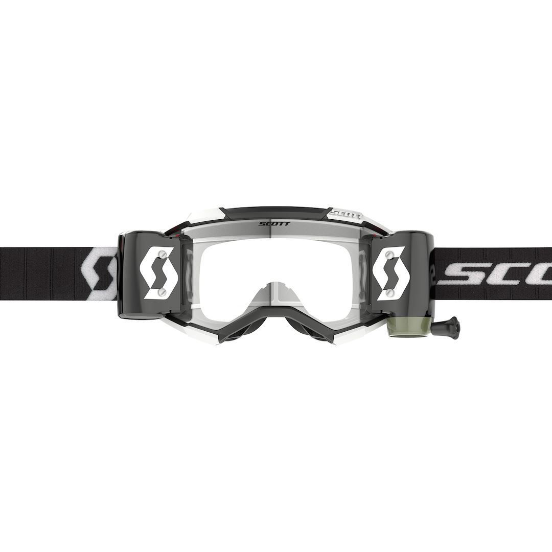 Scott Fury WFS Goggle Black / White Clear Works Lens