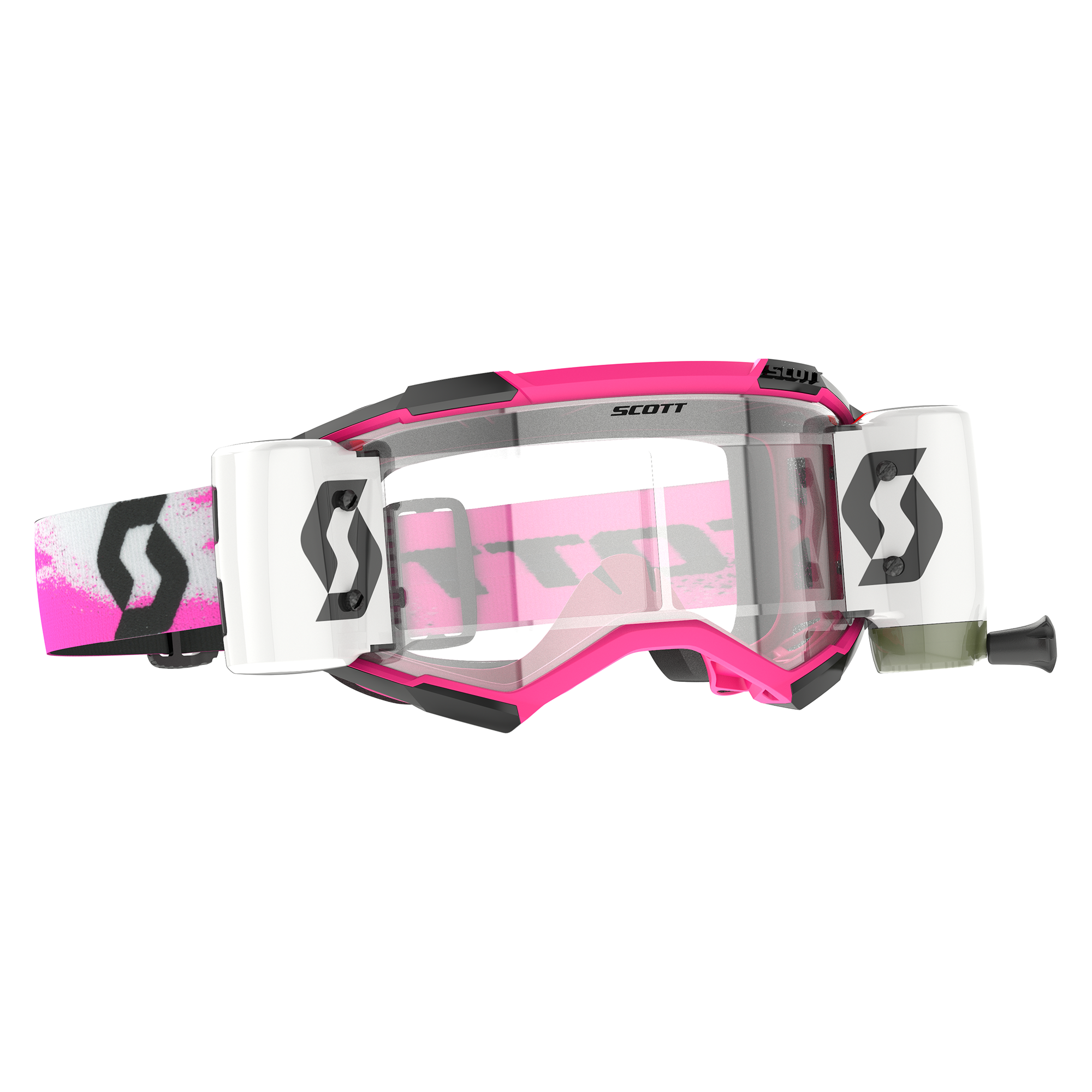 Scott Fury WFS Goggle Pink / Black Clear Works Lens