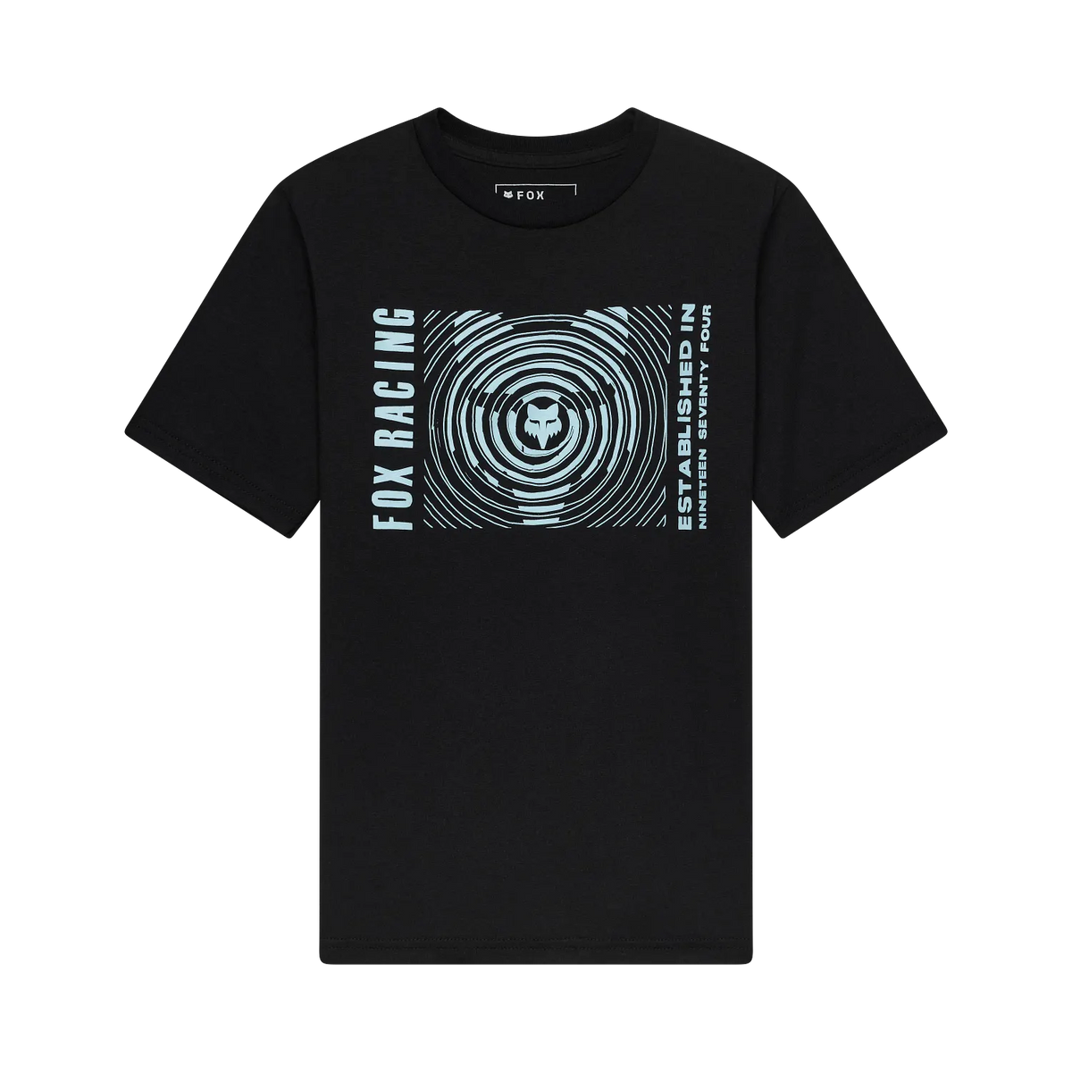 Fox YOUTH Warped Short Sleeve Tee Ultra Black