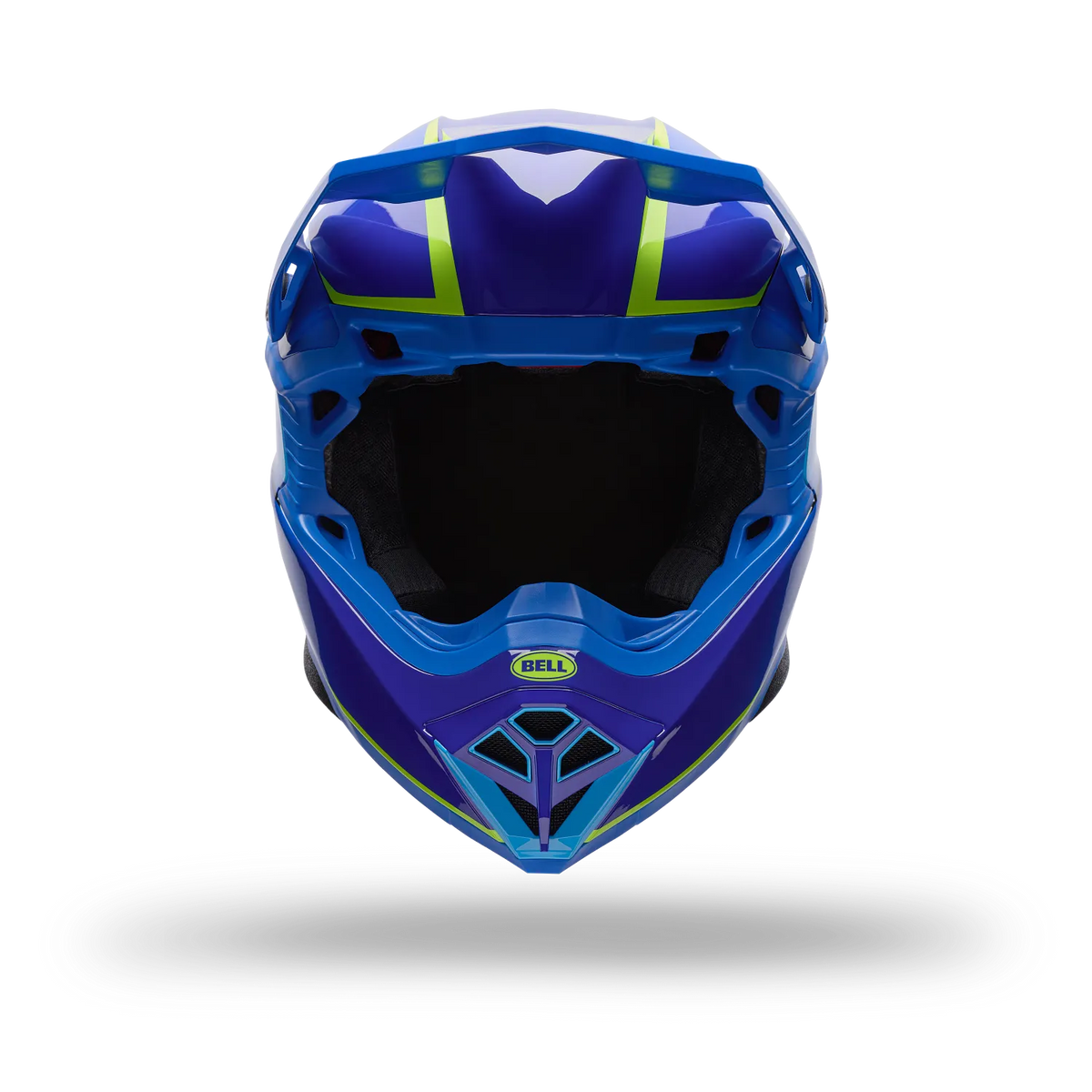 Bell Moto-10 Spherical GP FIM ECE 22.06 Vector Frequency Blue