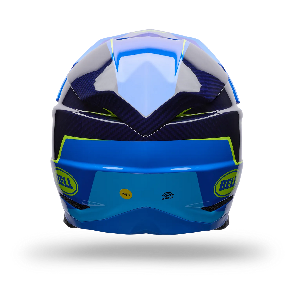 Bell Moto-10 Spherical GP FIM ECE 22.06 Vector Frequency Blue